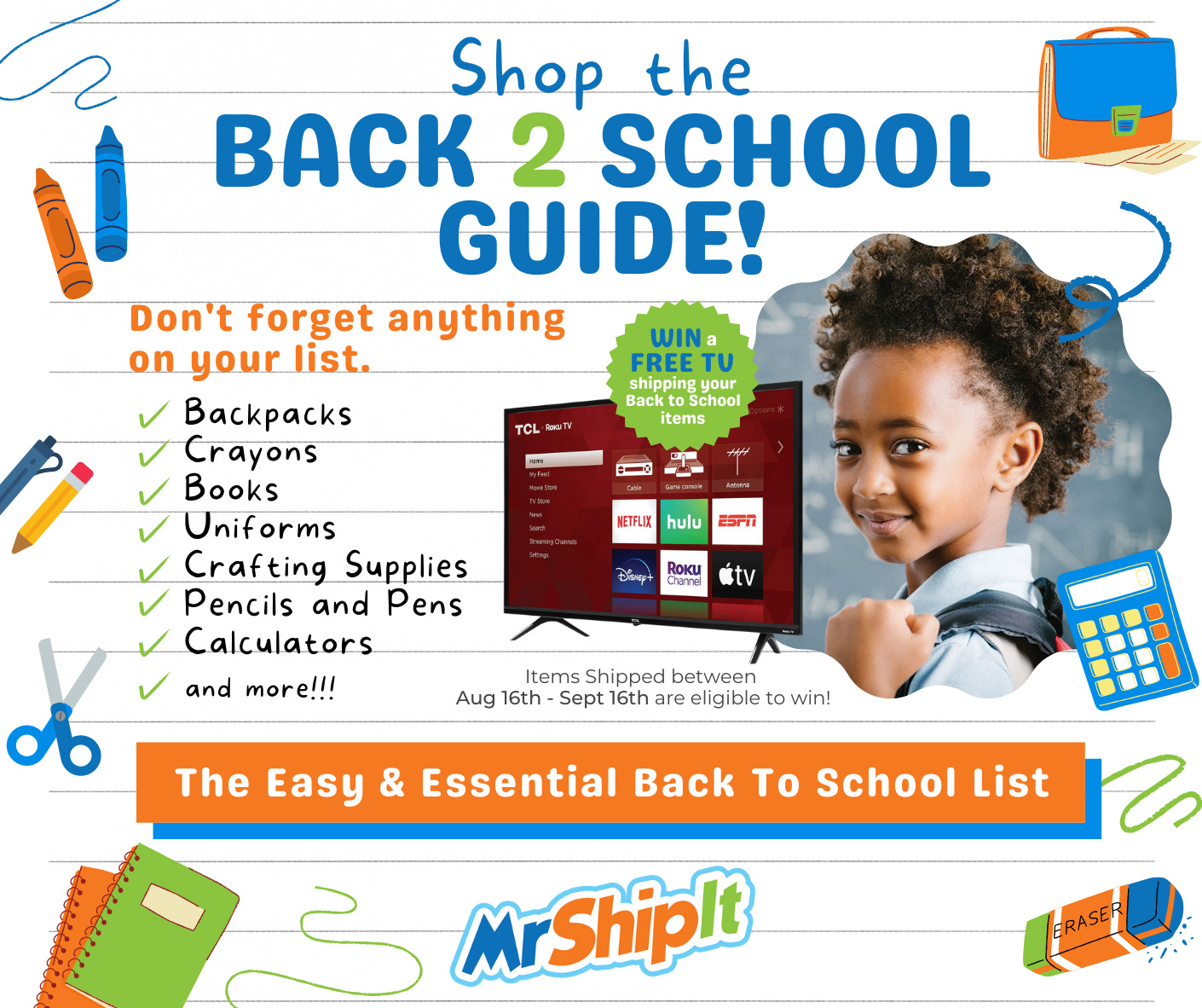 Mr Ship It - Back to School