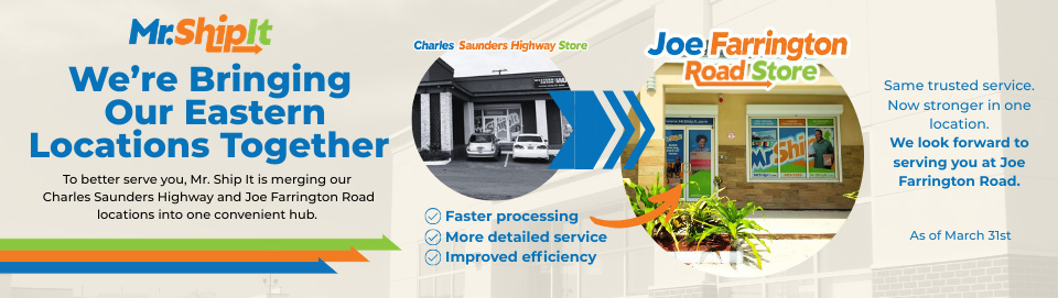   Mr. Ship It is merging eastern locations